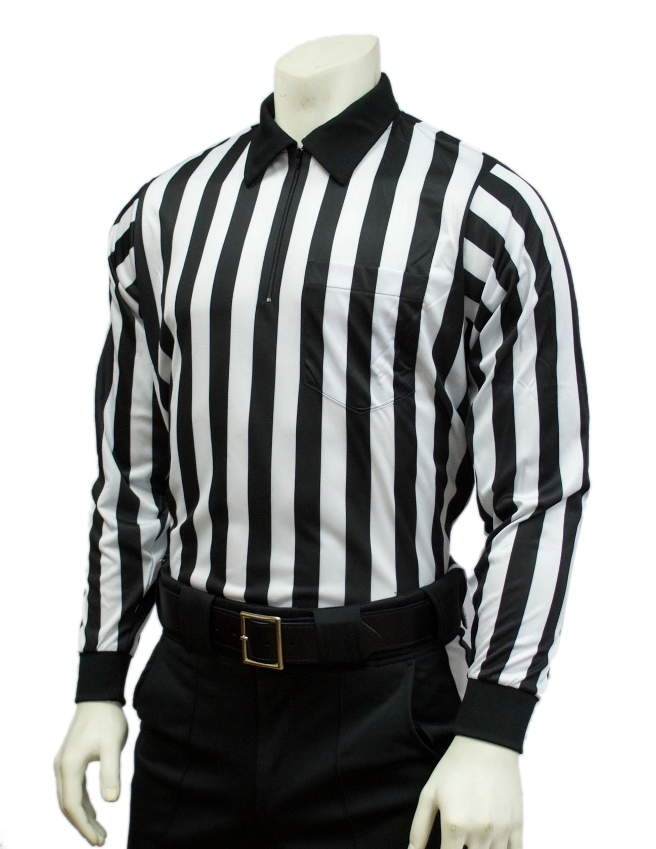 Smitty Officials Apparel 2 1/4 Stripe Short Sleeve Football Referee Shirt  No Flag