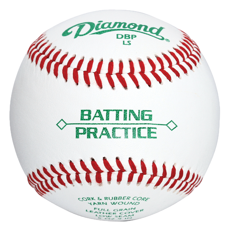 Diamond Sports | DBP LS | Batting Practice Low Seam Baseballs | 1 Dozen Balls