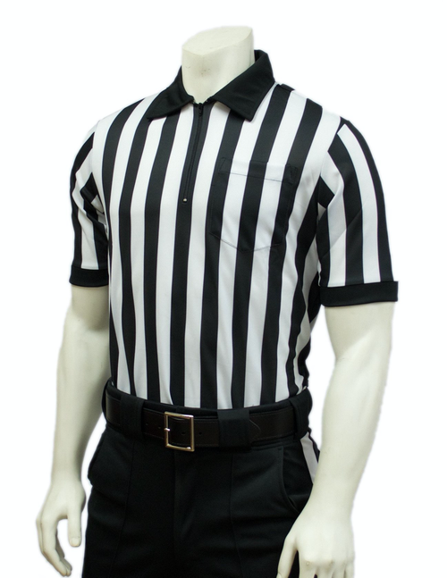 Smitty | USA-100-607 | "BODY FLEX" Short Sleeve Shirt | 1" Stripes | Made in USA - Great Call Athletics