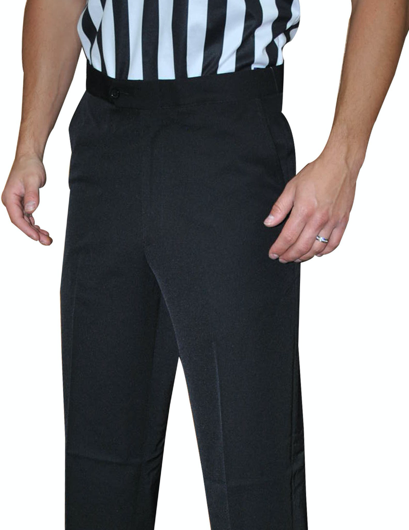 Smitty | BKS-290 | NEW TAPERED FIT | 4-Way Stretch Flat Front Referee Pants w/ Western Pockets | Basketball | Wrestling - Great Call Athletics