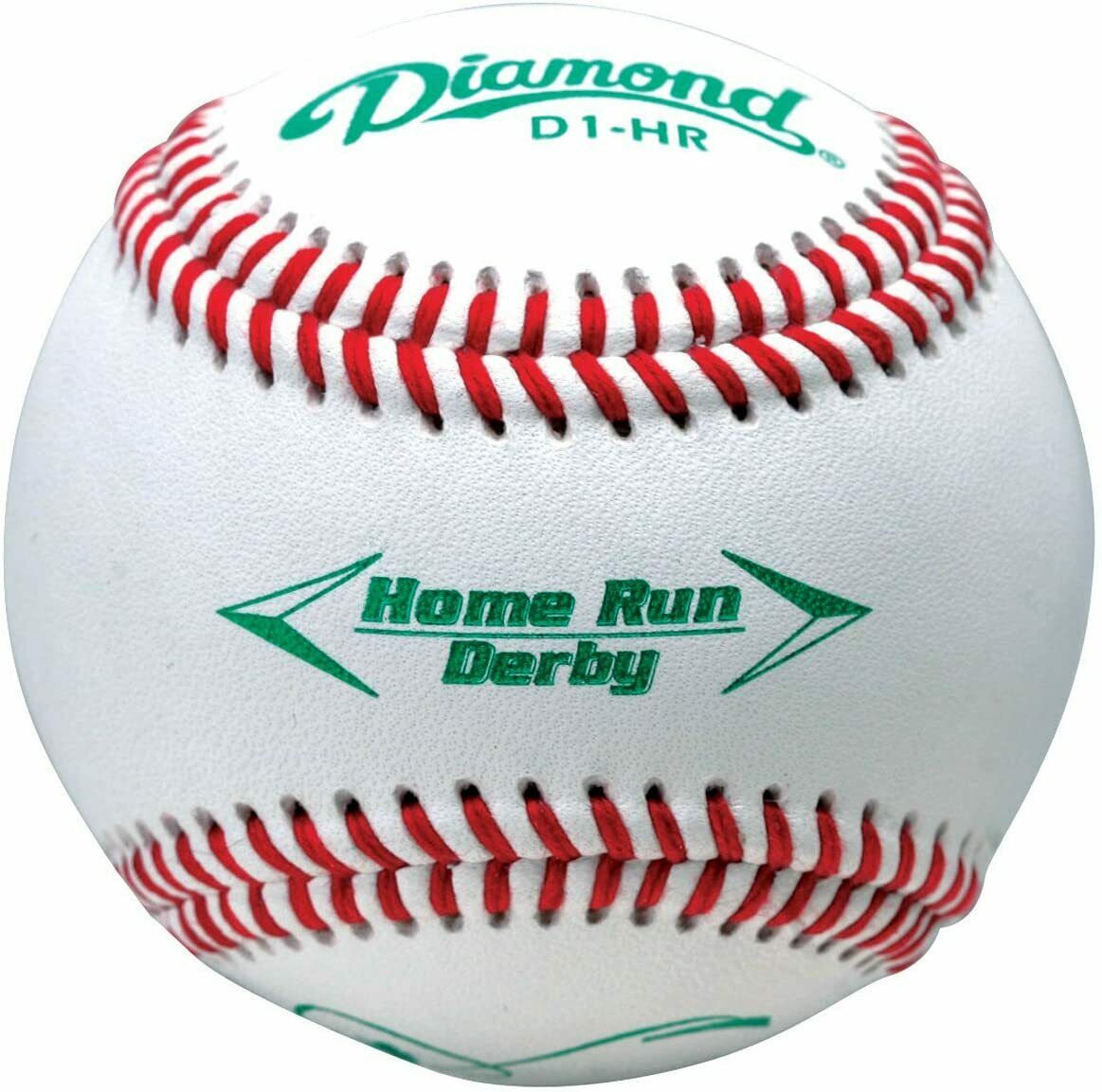 Deportes Diamante | D1-HR | Pelotas oficiales de béisbol Home Run Derby | 1 docena de bolas