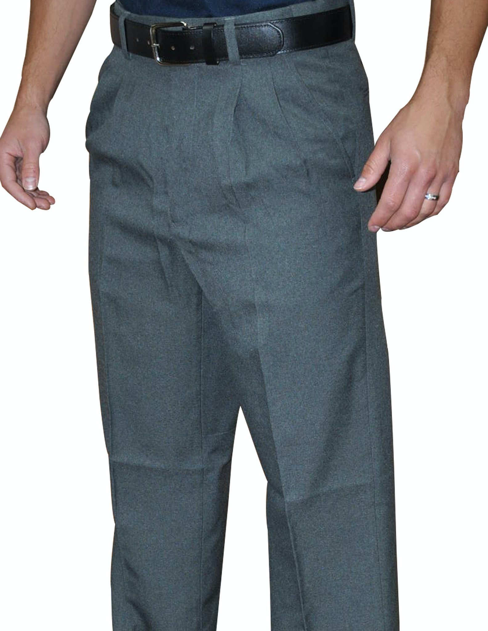 SMITTY, BBS-396, 4-Way Stretch Umpire Pleated Plate Pants Baseball w/  Expander