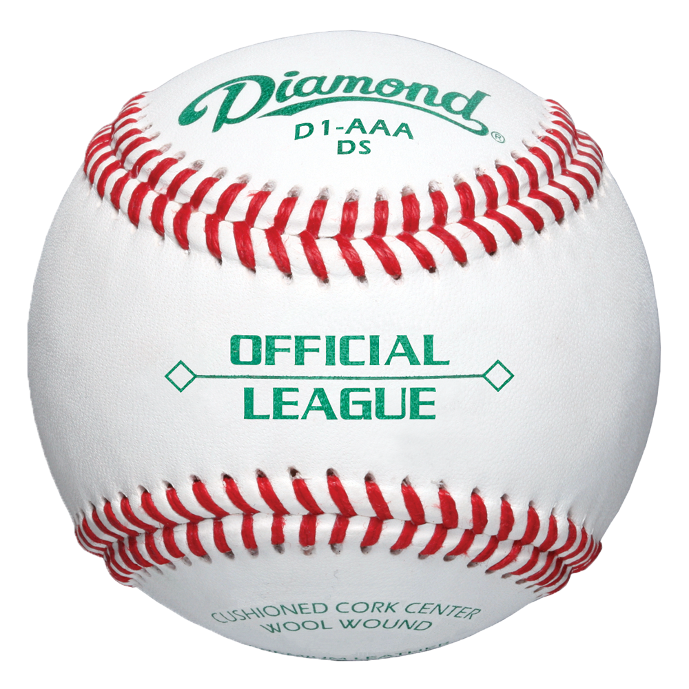 Deportes Diamante | D1-AAA DS | Pelotas de béisbol oficiales semiprofesionales para adultos | 1 docena de bolas 