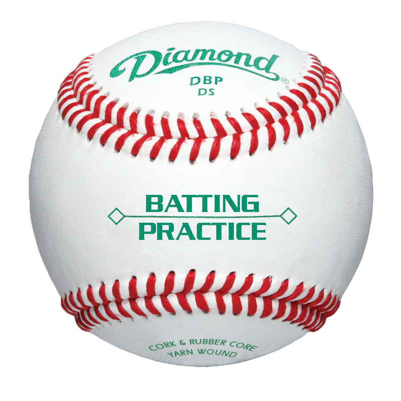 Diamond Sports | DBP DS | Full Grain Batting Practice Baseballs | 1 Dozen Balls