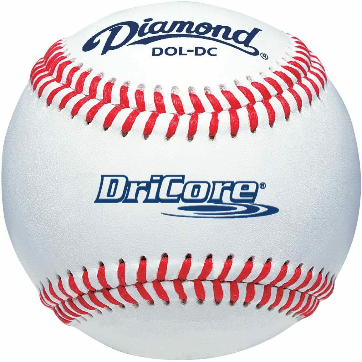 Deportes Diamante | DOL-DC | DriCore Pelotas de béisbol para clima húmedo | 1 docena de bolas