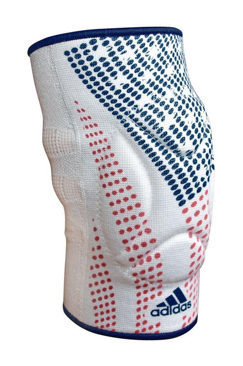 Adidas | aK103-USA | Wrestling Reversible Knee Pad | White Mesh & Flag - Great Call Athletics
