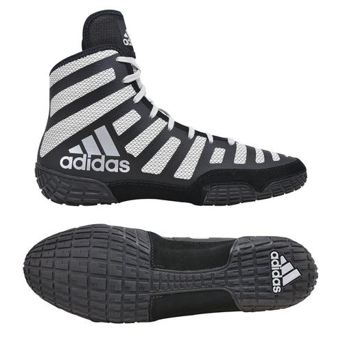 Adidas | FW1013 | adiZERO Varner | Black & Silver | Wrestling Shoes - Great Call Athletics